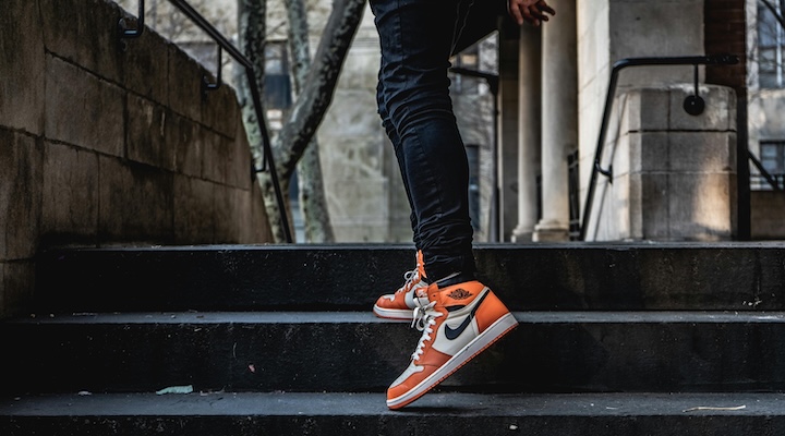 person wearing Nike Jordan