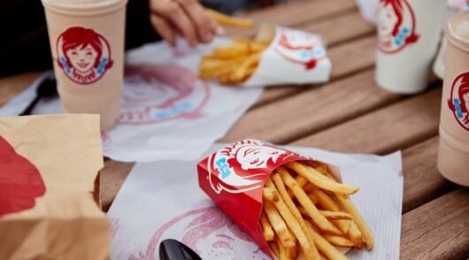 Wendy's fries and drinks