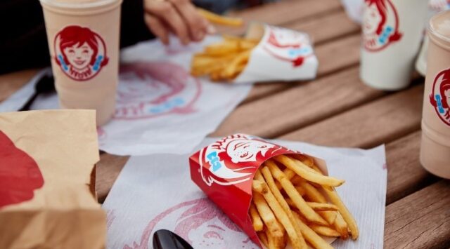 Wendy's fries and drinks