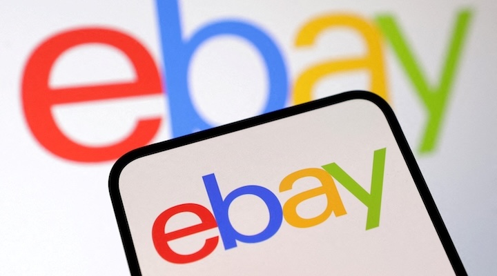 Ebay logo is seen in this illustration taken