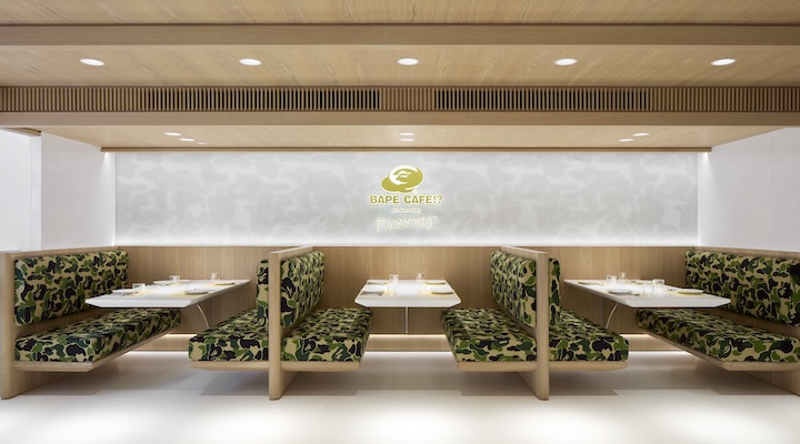 Bape Cafe within the Hong Kong flagship.