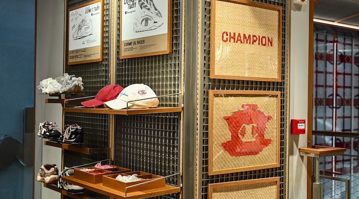 Champion’s renovated flagship store at Chengdu Yingjia Plaza.