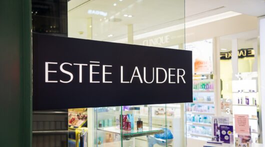 Estée Lauder store sign