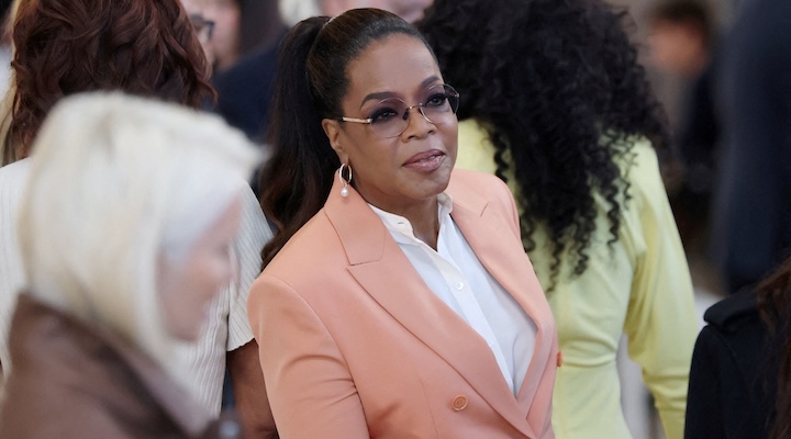 Oprah Winfrey arrives to attend Stella McCartney Fall/Winter 2026/2027