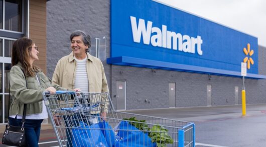 customers at Walmart store