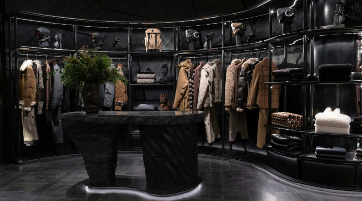 Moncler's new store in Aspen, Colorado.