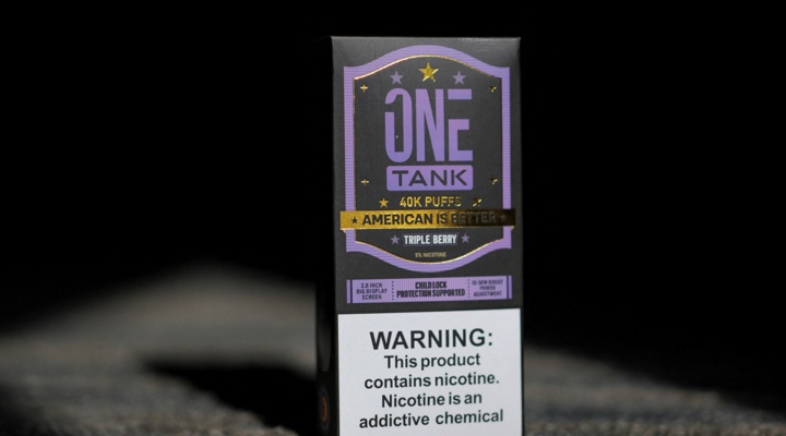 Vape box with US branding.