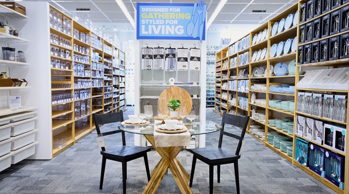 Customers will be able to shop by room.
