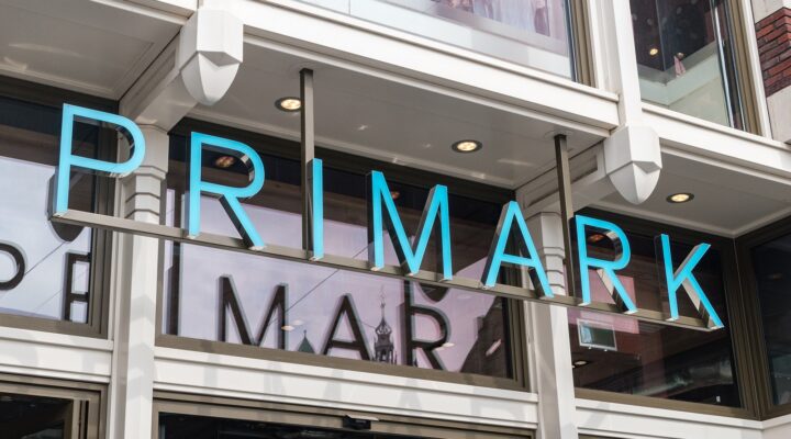 Primark store sign