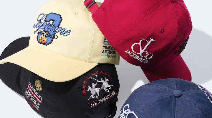 The collection includes a range of items co-branded with Jacob & Co.