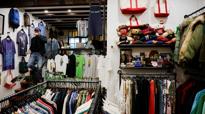 Vintage Ralph Lauren store in Shanghai.