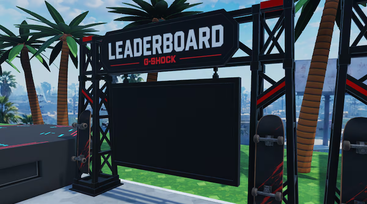 Casio’s ‘Challenge the Skate Obby: G-Shock’ on Roblox.