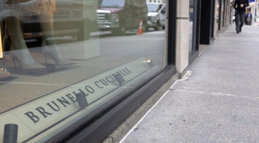 Brunello Cucinelli storefront.