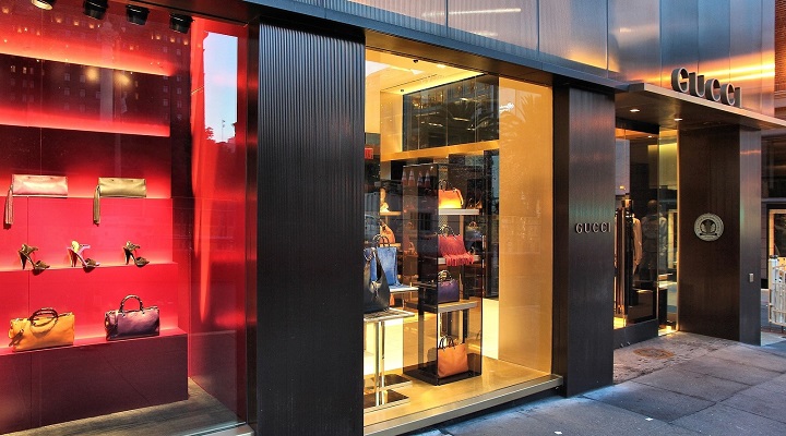 Gucci storefront