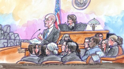 Meta's lawyer Paul Schmidt makes opening statements at the landmark trial.