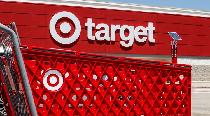 target cart and logo