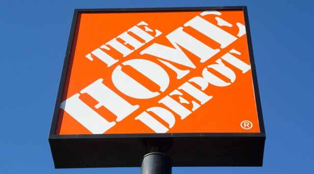 Home Depot sign