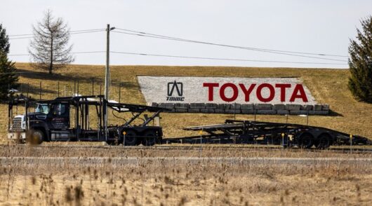 Toyota plant in Canada.