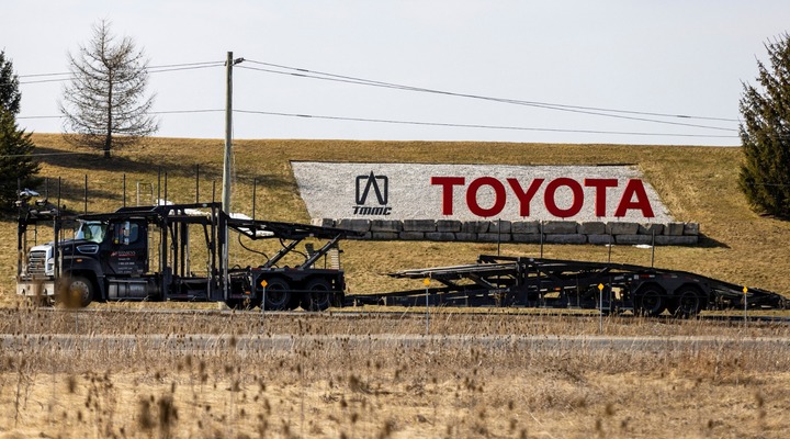 Toyota plant in Canada.