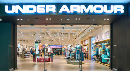 An Under Armour store based in Saint Petersburg, Russia.