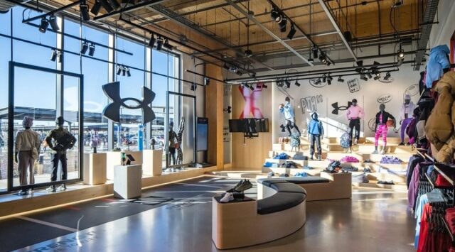 inside Under Armour store