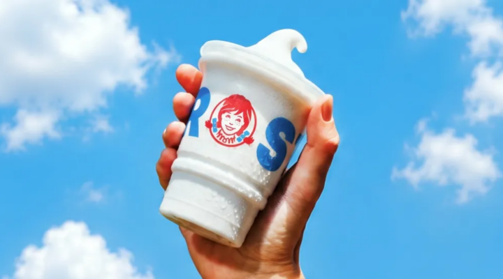 Wendy's milkshake cup
