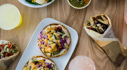 Cava restaurant pita bread bowls