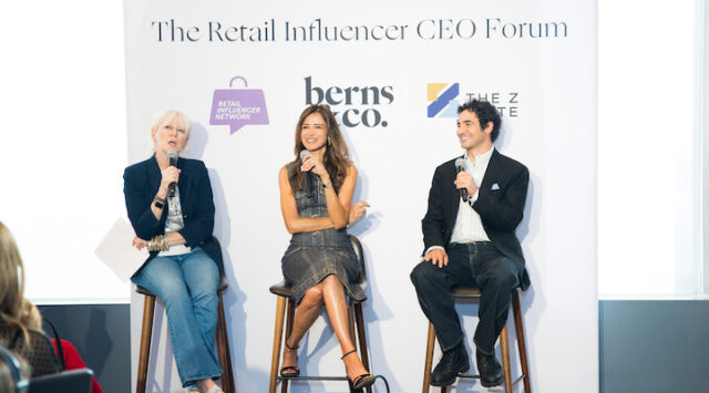 [Left to right] Joanna Coles, Faby Torres and Zac Posen.