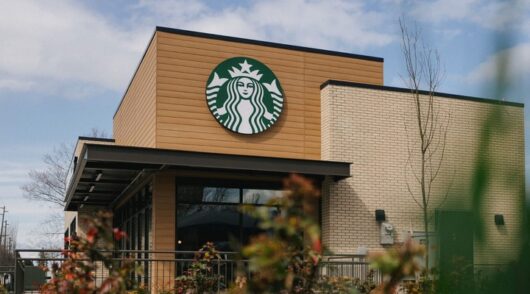 Exterior of a Starbucks store