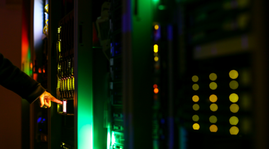 An image of a data center